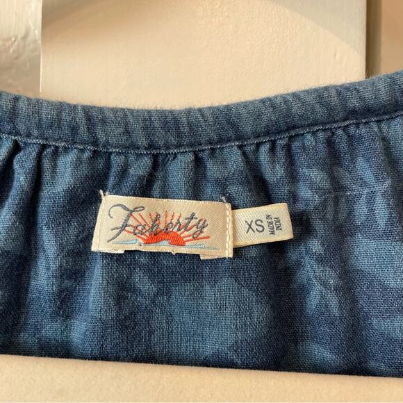 Faherty Bodhi Ruffle Top - Picture 6 of 8